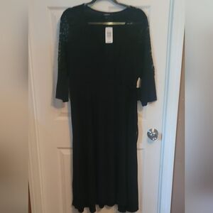 Torrid Black Long Sleeve Dress